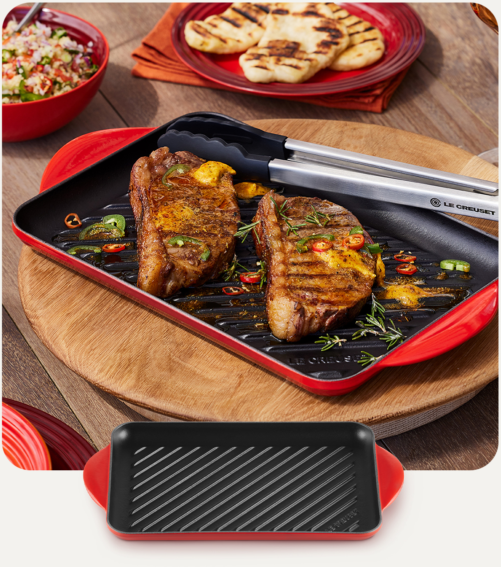 How to use a grilling pan Le Creuset UK